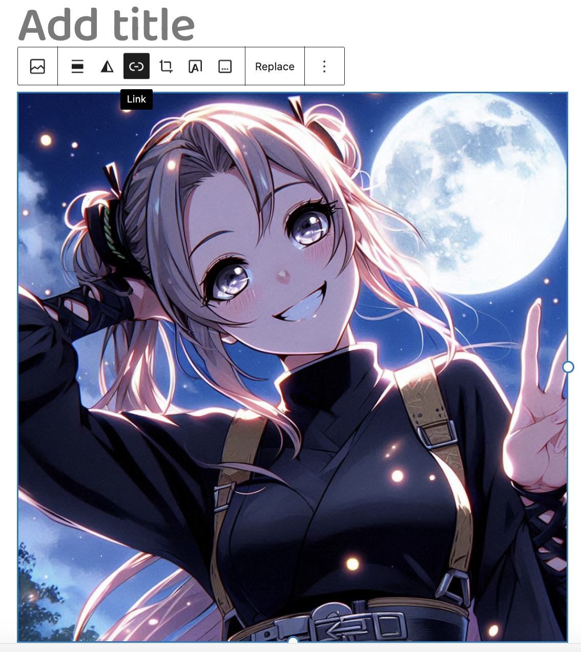 Add Link to Image